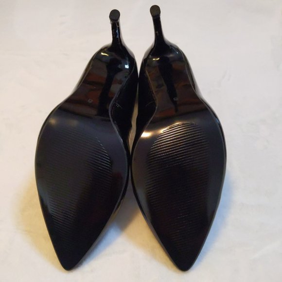 NWOT IDIFU Black Pointed Toe High Heel Pumps Size 8 - Picture 5 of 9
